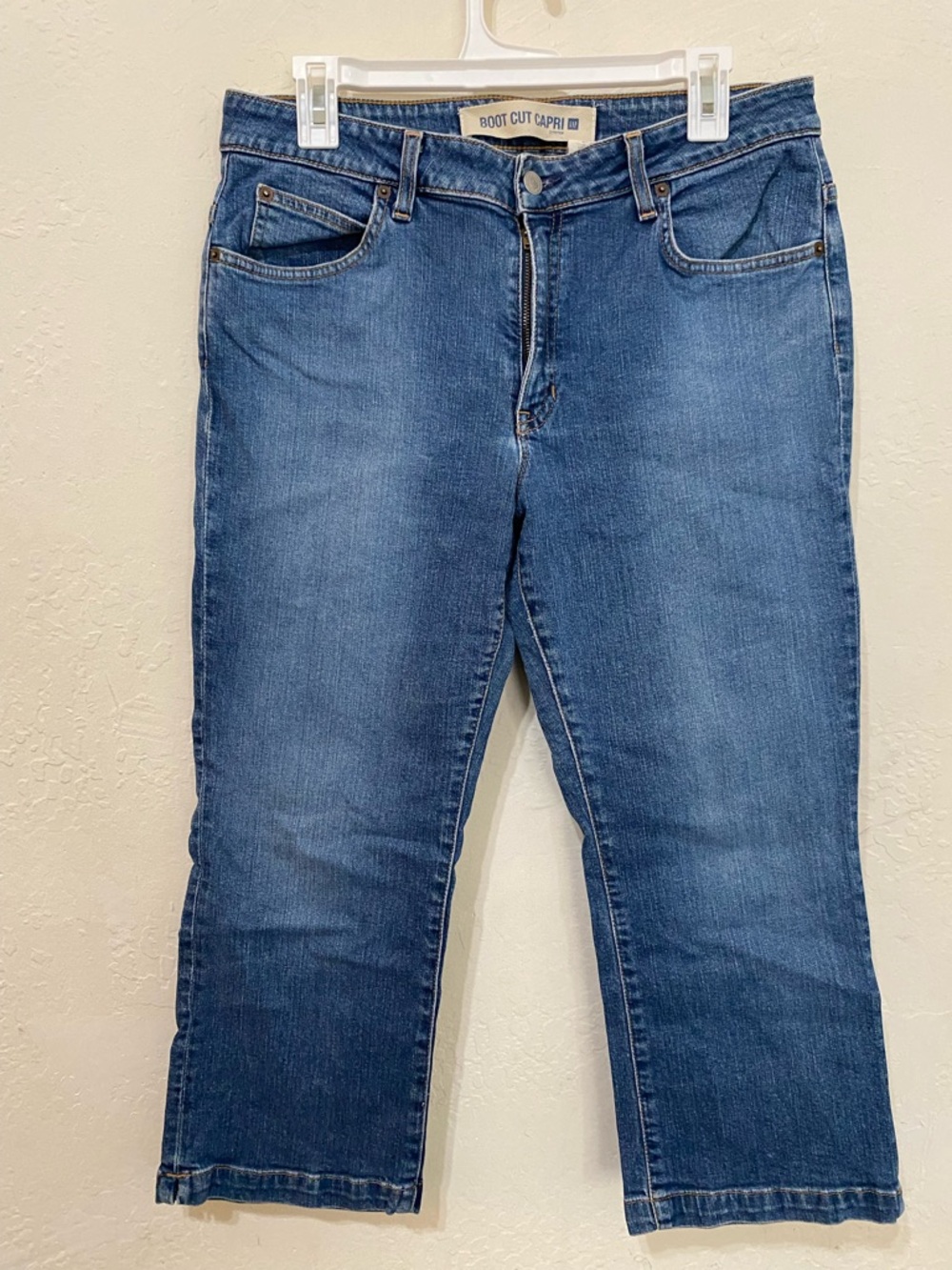 GAP Bootcut Capri Jeans – Size 12 Regular Stretch Y2K